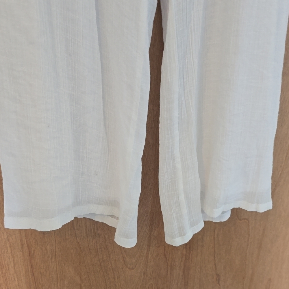 Apt. 9 White Wide Leg Women's Pants - Picture 3 of 4